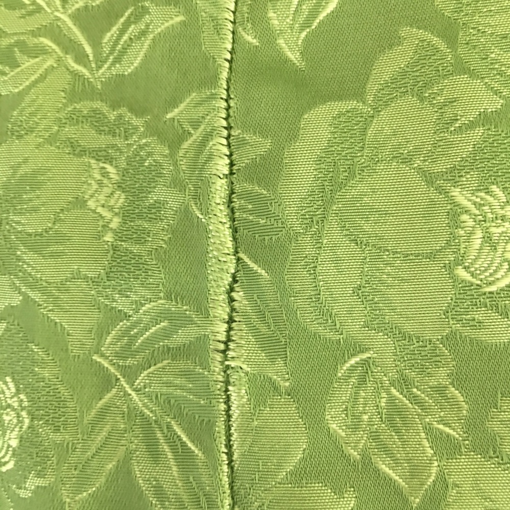 TRUE VINTAGE Green Floral 2PC Sheath Dress & Jackt - Picture 9 of 9